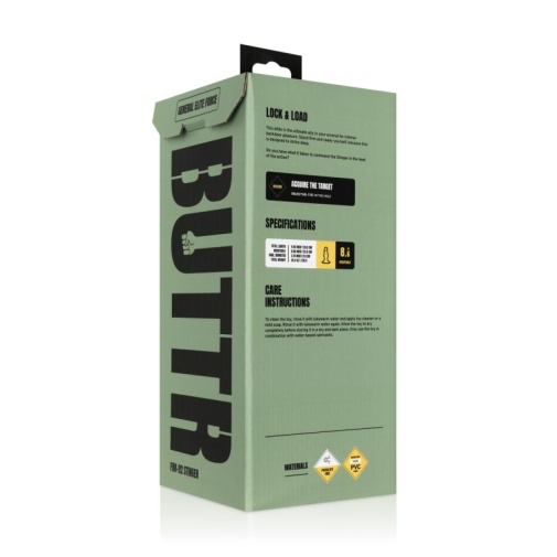 BUTTR - FIM-92 炮弹型 后庭塞假阳具 - 黑色 照片