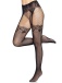 Leg Avenue - Faye 後縫打底連身襪 - 黑色 照片-3