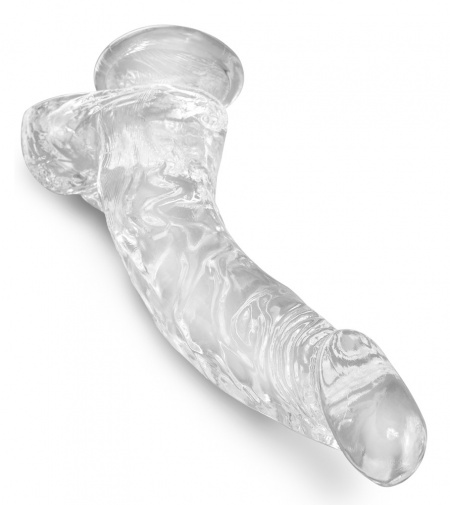 King Cock - 7.5" Cock w Balls - Clear photo