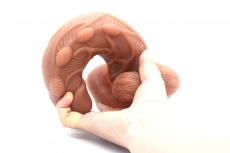 FAAK - Bumpy Dual Layer Dildo - Skin photo