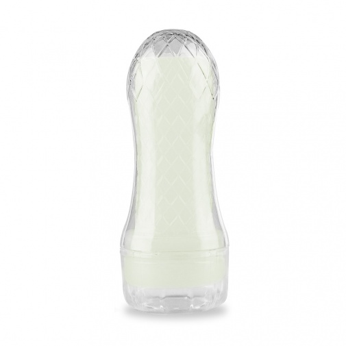 Lovetoy - Lumino Play Ribbed Masturbator - Clear photo