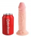 King Cock - 三倍密度假阳具 6" - 肉色 照片-8