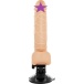 Basecock - 震动仿真假阳具 连阴囊  19.5cm - 肉色 照片-2