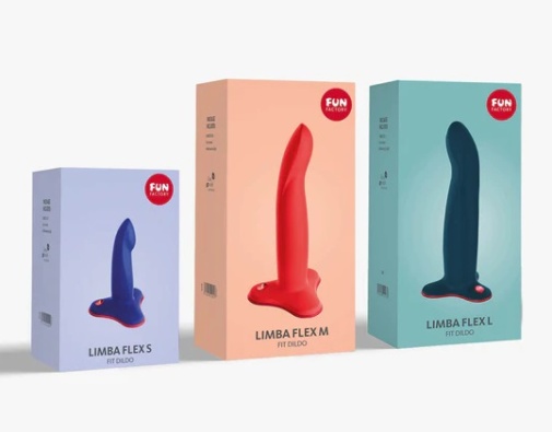 Fun Factory - Limba Flex S Bendable Dildo - Electric Blue photo