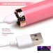 Prisms Erotic Glass - 10X Mini G-Spot Vibrator - Pink photo-4