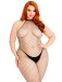 Leg Avenue - What U Want Bodystocking - Black - Plus Size photo-5