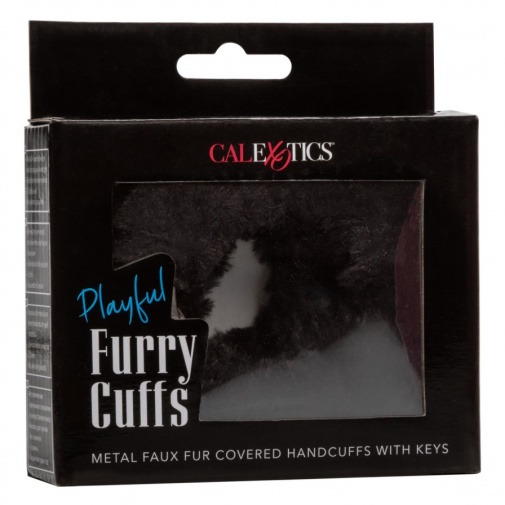 CEN - Playful Furry Cuffs - Black photo