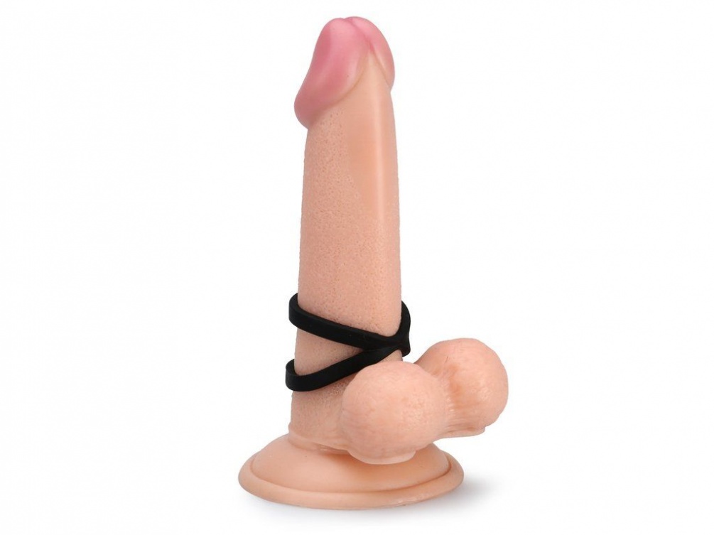 This set of Toynary cock rings are very Strong! Made of medi... Toynary - CR02 Cock Rings - Black photo-8