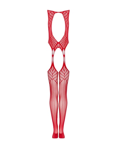Obsessive - Bodystocking N122 - Red - S/M/L photo