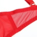 Ohyeah - Chain Heart Mesh Bra Set - Red - M photo-21