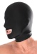 Fetish Fantasy - Spandex Open Mouth Hood - Black photo-2