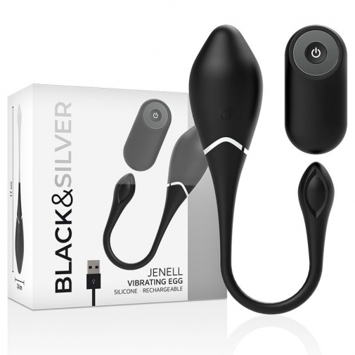 Black&Silver - Jenell Vibro Egg - Black photo