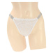 NPG - P121 Floral Lace Thong - White 照片