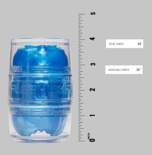 Fleshlight - Quickshot 外星生物 - 蓝色 照片