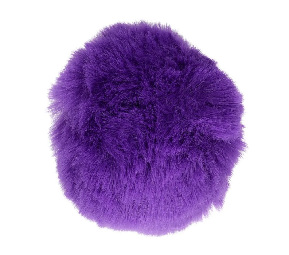 Hopping into a world of fluffy wonder, the Fox Tail Metal Bu... Ouch - Bunny Tail Plug - Purple photo-7