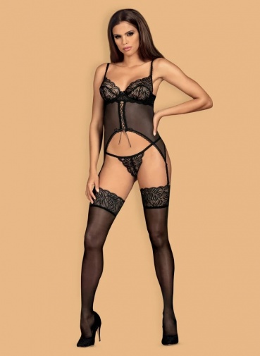 Obsessive - Contica Corset - Black - S/M photo