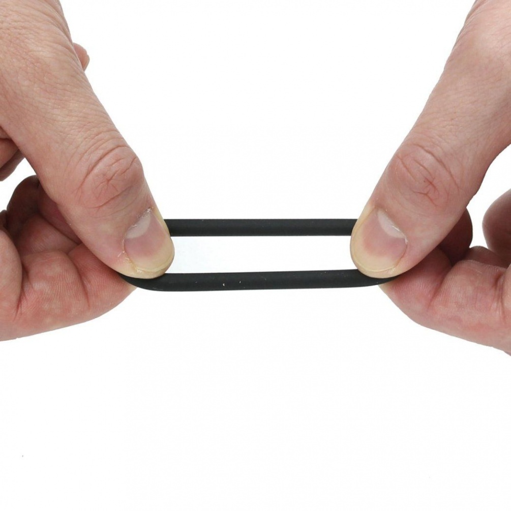This trio of Toynary cock rings are made of medical grade pu... Toynary - CR01 Normal Cock Rings - Black photo-4