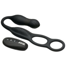 Jock - Hyper Thrusting Vibro Plug w C-Ring - Black 照片