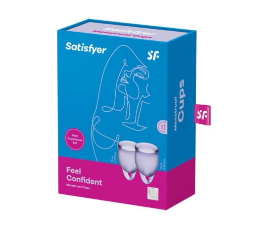 Satisfyer - Feel Confident Menstrual Cup - Lilac photo