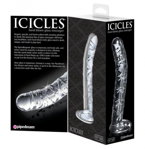 Icicles - Dildo Massager No.60 - Clear photo