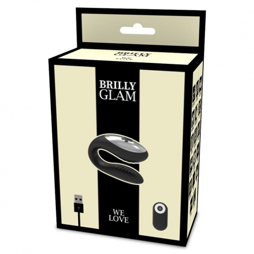 Brilly Glam - We Love Couple Stimulator - Black photo