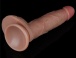 Lovetoy - 7" 雙層構造仿真陽具 - 啡色 照片-11