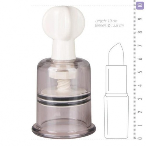 Easytoys - 阴蒂及乳头吸啜器2件套装 中码 - 白色 照片