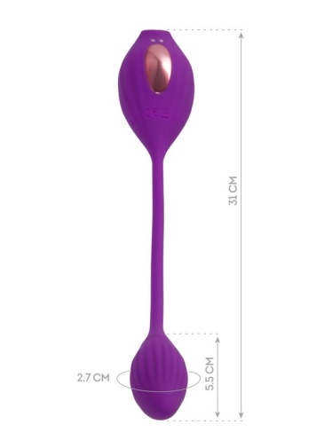 JOS - Ginny Clitoral Stimulator - Purple photo