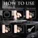 Master Series - Hard Stop Chastity Cage - Black photo-7
