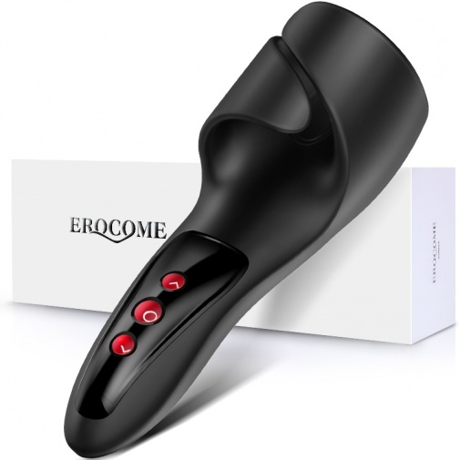 Erocome - 鹿豹座 震动自慰器 - 黑色 照片