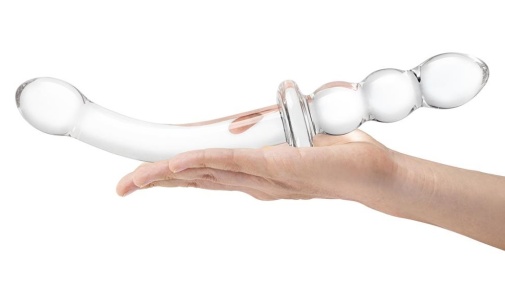 Glas - 12" Girthy Ribbed G-Spot Dildo photo