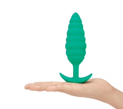 B-Vibe - Twist Texture Plug - Green photo