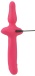 Couple Choise - 2in1 Vibrator w Butt Plug - Pink photo-8