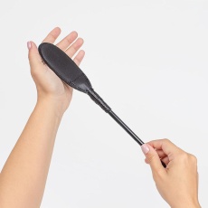 Secret Play - Oval Riding Crop - Black photo