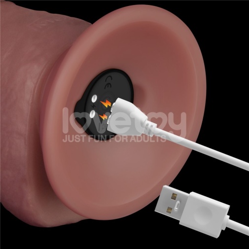 Lovetoy - 8.5'' Vibro Power Cock - Flesh photo
