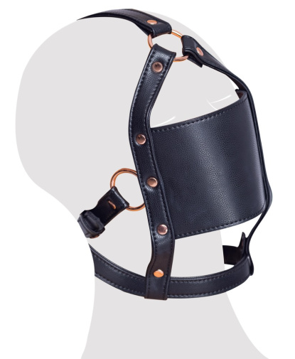 Bad Kitty - Head Harness w Gag - Black 照片