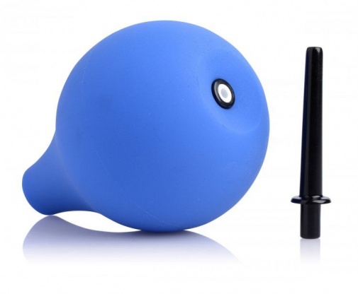 CleanStream - Premium One-Way Valve Anal Douche - Blue photo