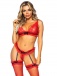 Leg Avenue - Bad Like Me Lingerie Set - Red photo