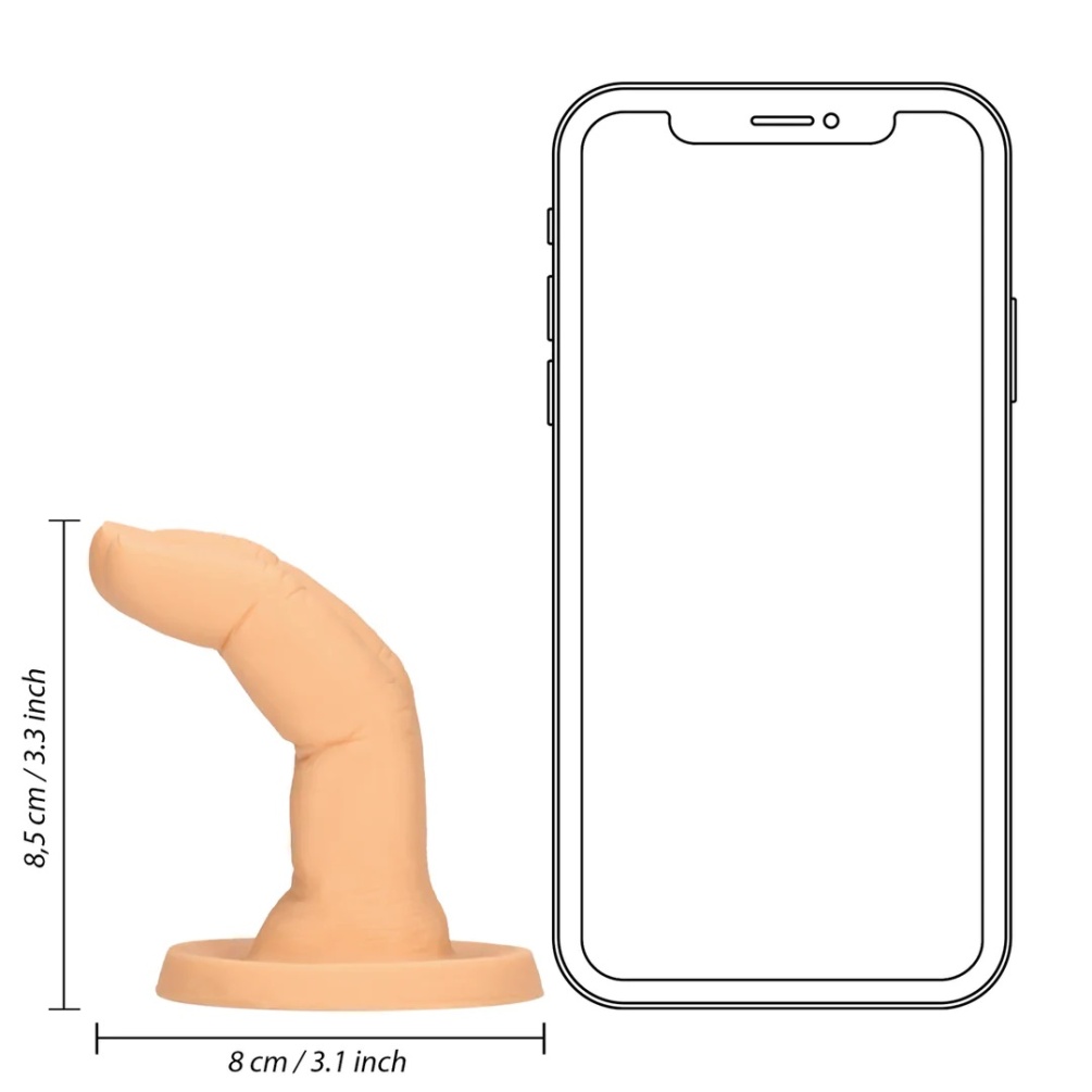 Cum over! This suggestive Finger dildo is a call to "cu... S-Line - Cum Over Finger Plug - Flesh photo-5