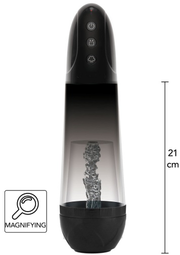 Hidden Desire - Auto Magnify Penis Pump - Black photo