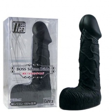 Boss - Silicone Dildo M - Black photo
