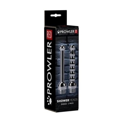 Prowler - Anal Shower Heads - Black/Silver 照片