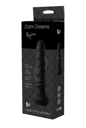 Dreamtoys - Regina 充电式刚硬肛门震动器 - 黑色 照片