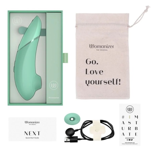 Womanizer - Next 阴蒂吸啜器 - 淡绿色 照片