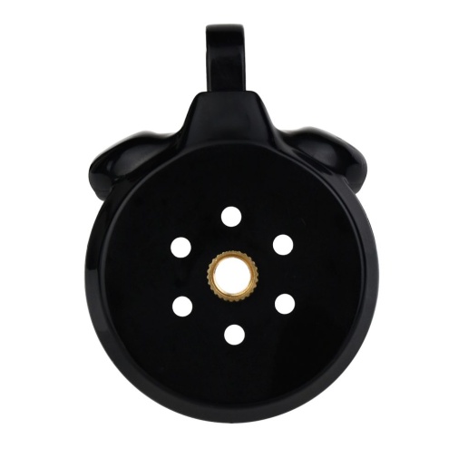 FAAK - Chastity Cage 45mm w Catheterization Hood - Black 照片