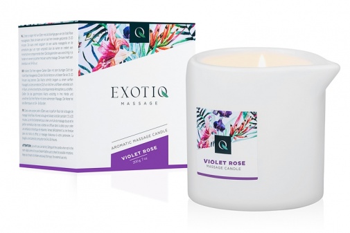 Exotiq - Massage Candle Violet Rose - 200g photo