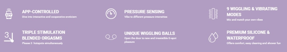 Seamlessly connect and explore customized settings for a per... Honey Play Box - Gem App Sensing Rabbit Vibrator - Black photo-8