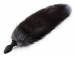 MT - Vibro Fox Tail Plug - Black photo-2
