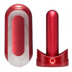 Tenga - Flip Zero & Warmer Set - Red photo