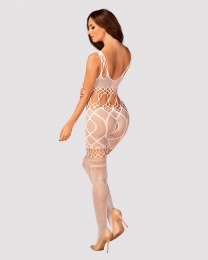 Obsessive - Bodystocking G330 - White - S/M/L photo